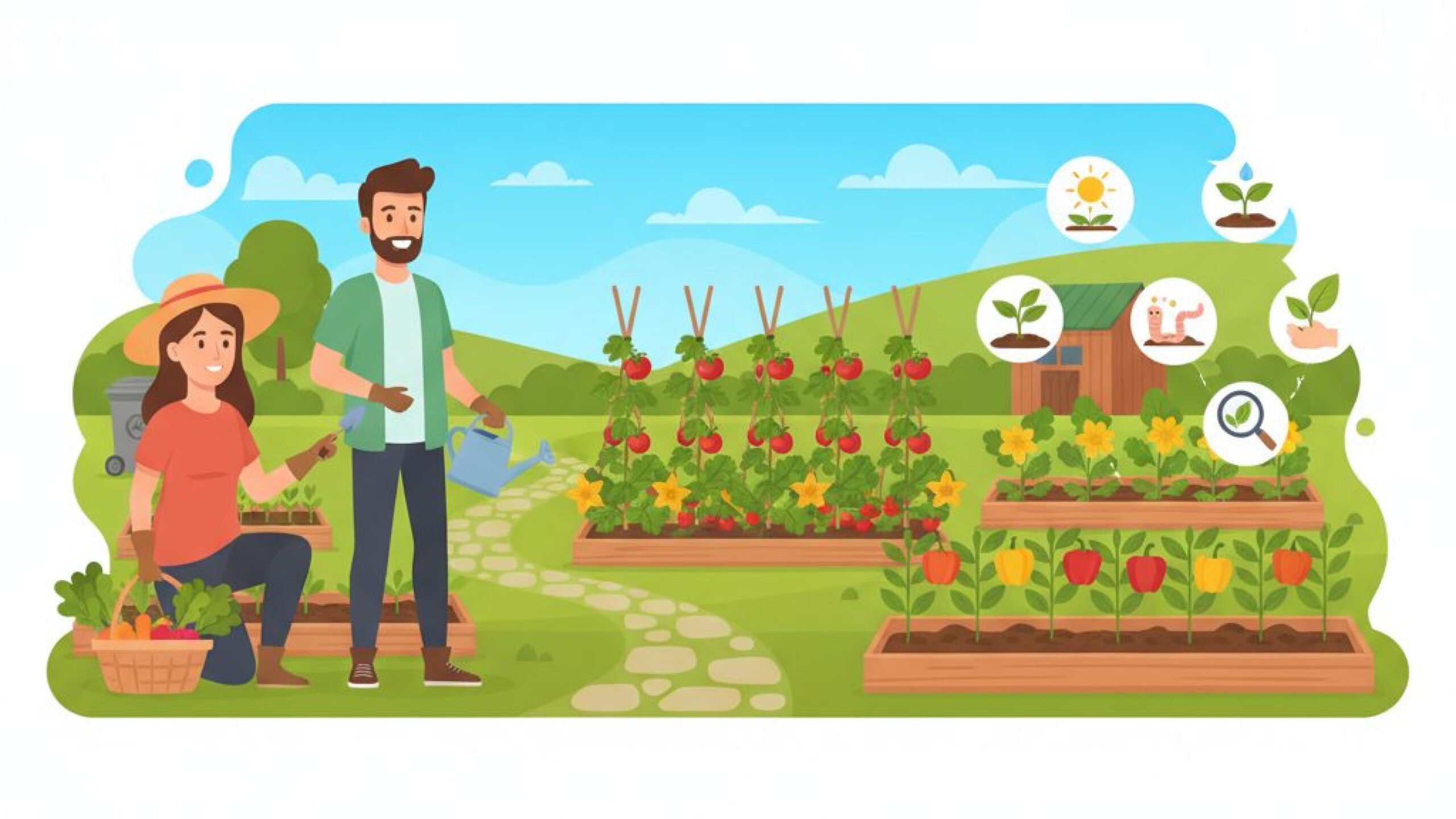 Organic vegetable gardening tips for beginners