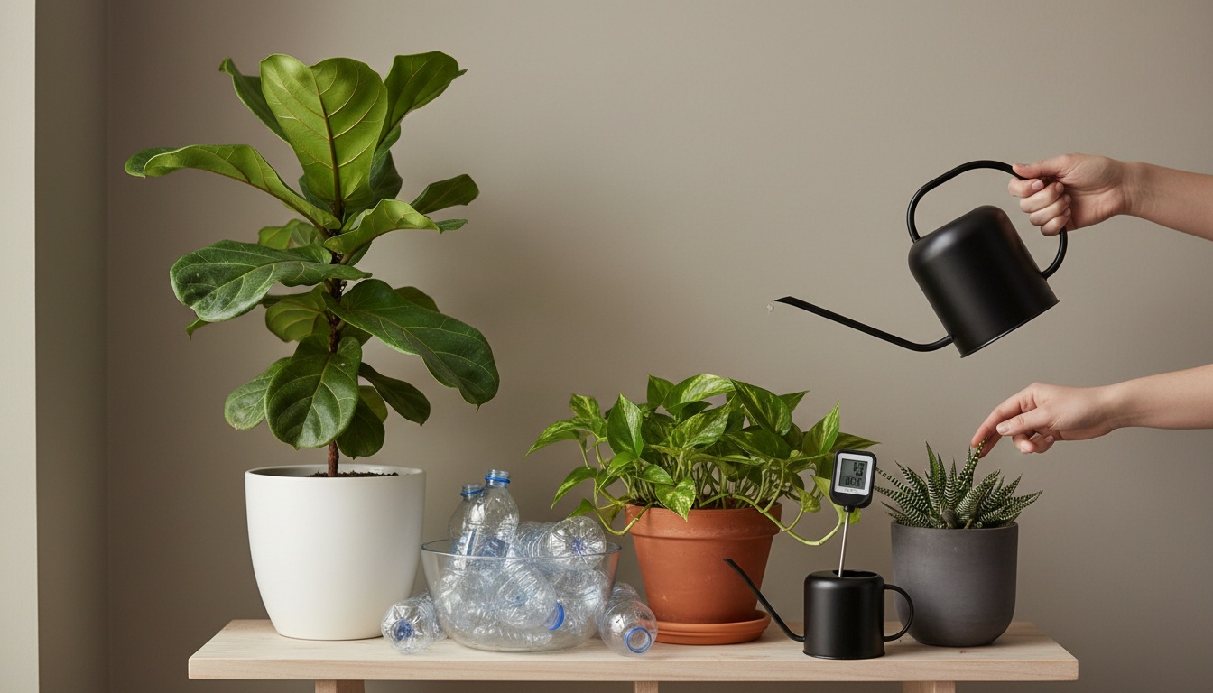 Indoor Plant Watering Tips