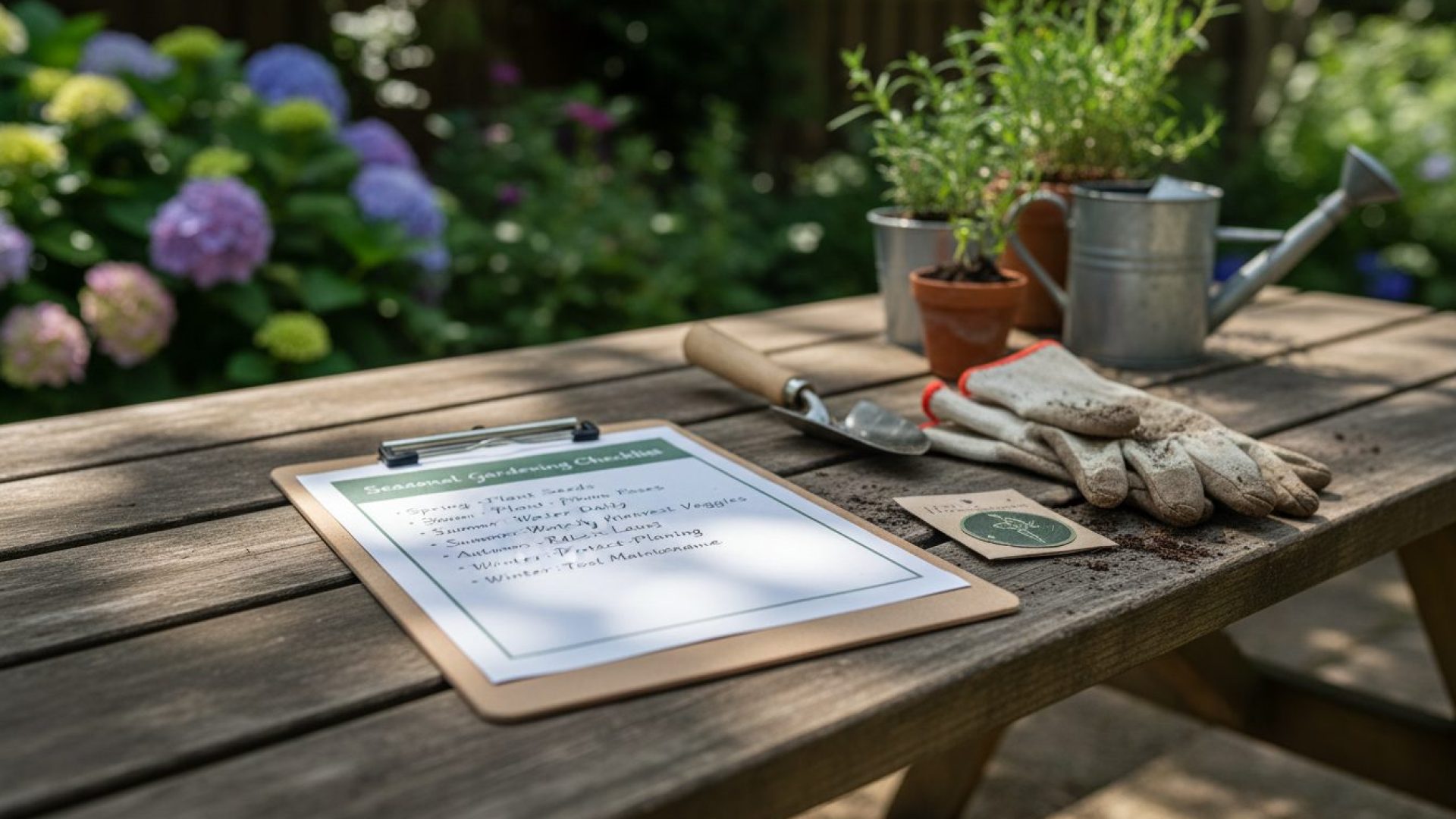 Seasonal Gardening Checklist: Your Month-by-Month Guide to a Thriving Garden