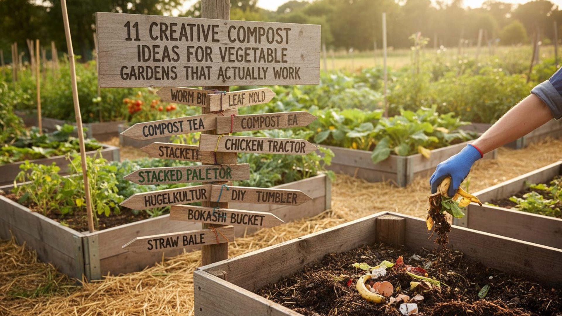 11 Creative Compost Ideas for Vegetable Gardens That Actually Work